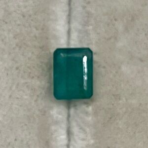 .95 carat emerald shaped emerald (May birthstone)